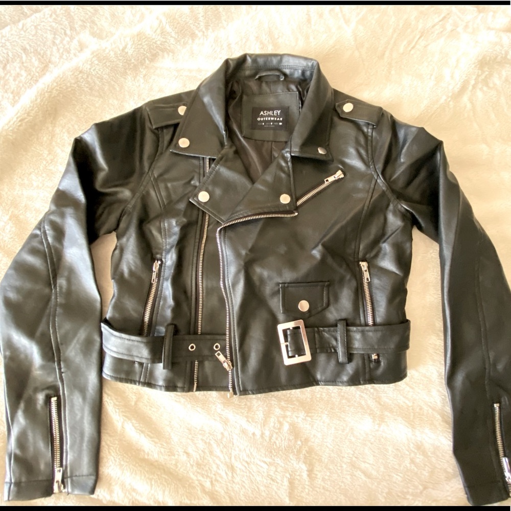Biker Chic Crop Jacket